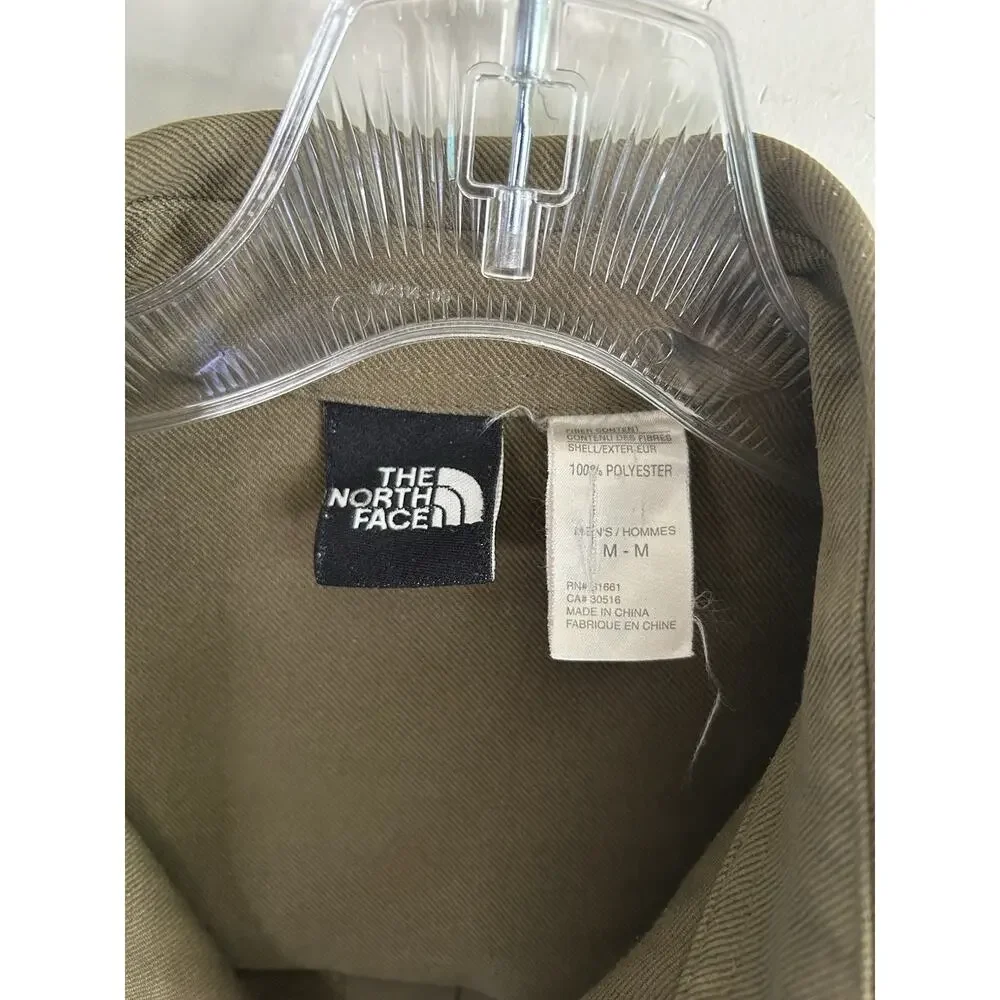 The North Face Archive Utility Safari Shirt Men’s M Olive Tactical Roll Tab